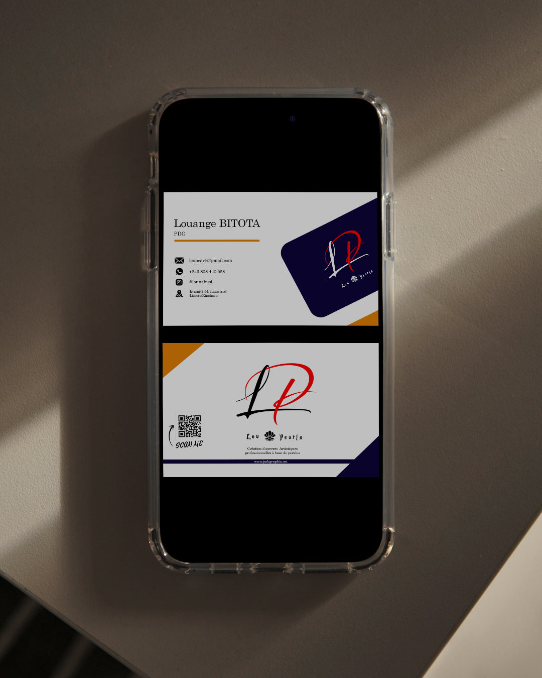 Get a processionnal visiting  card  design .    Proffesional