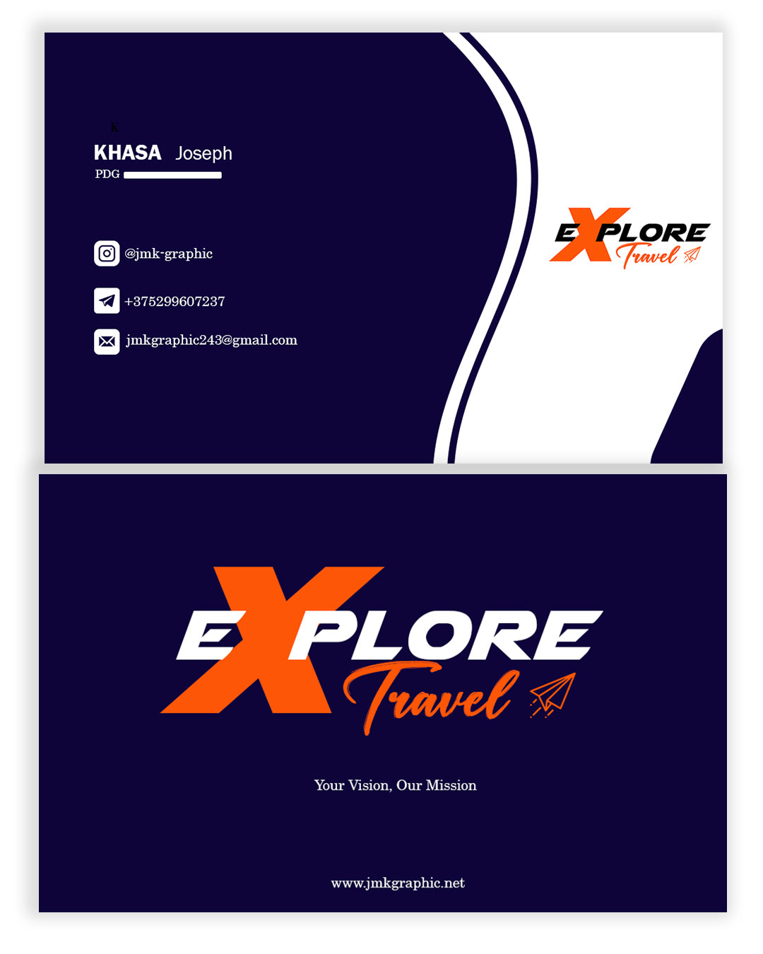 Get a Professional visiting  card    Proffesional