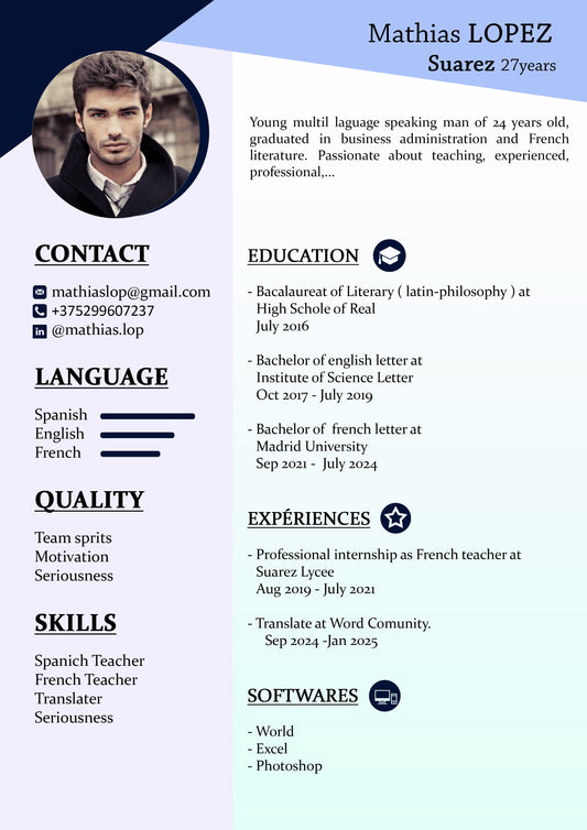 Get a Professional CV    Proffesional